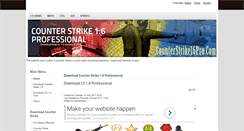 Desktop Screenshot of counterstrike16pro.com