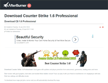 Tablet Screenshot of counterstrike16pro.com